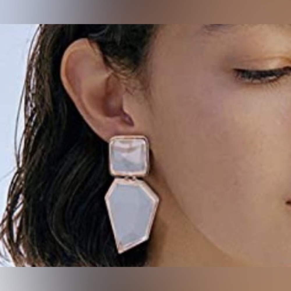 Chunky Geometric Dangle Earrings